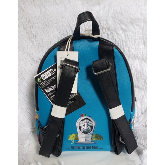 SOLD! NWT Loungefly Haunted Mansion Mini Backpack & Card Holder - Picture 5 of 15